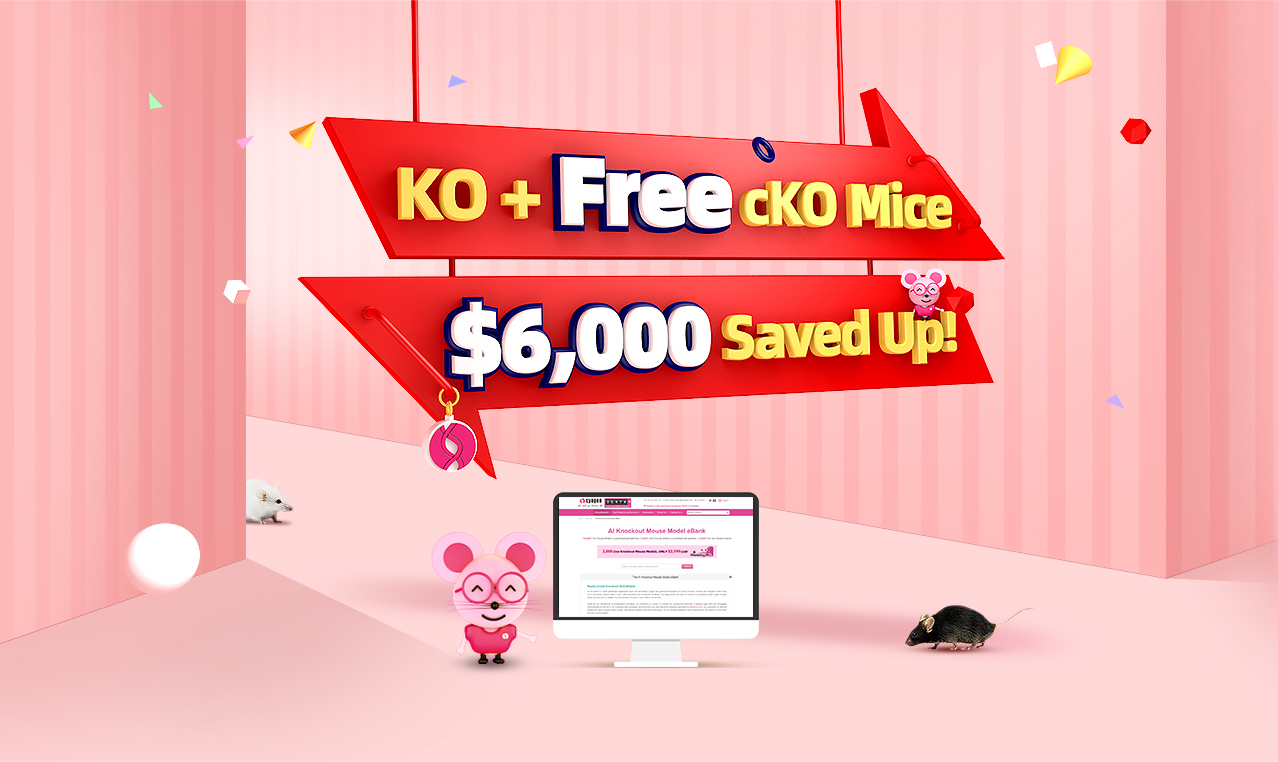 KO + Free cKO Mice, $6,000 Saved Up! | Cyagen Korea